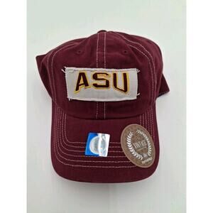 Arizona State Sundevils TOW Maroon Vintage Retro Canvas Adjustable Hat, New!